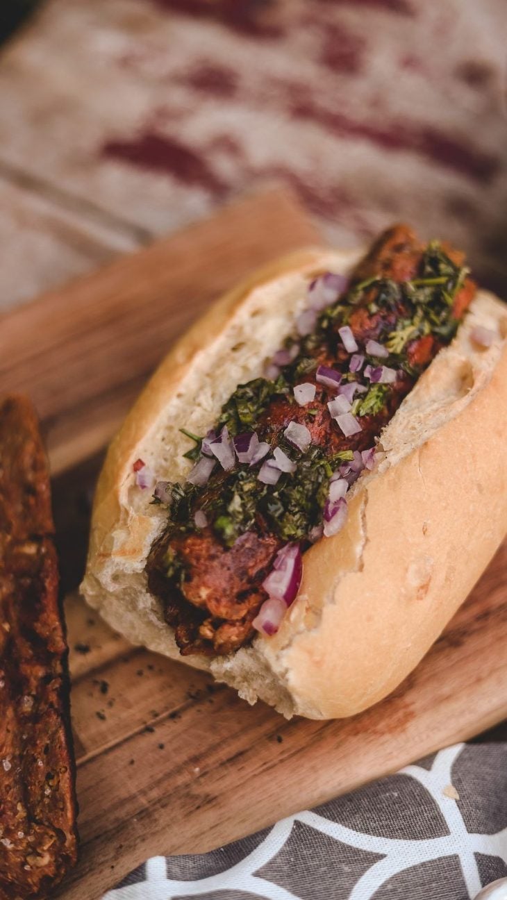 Choripan de seitan