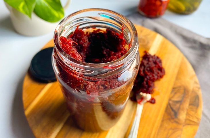 Chucrute de beterraba