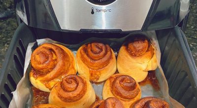 Cinnamon roll na air fryer