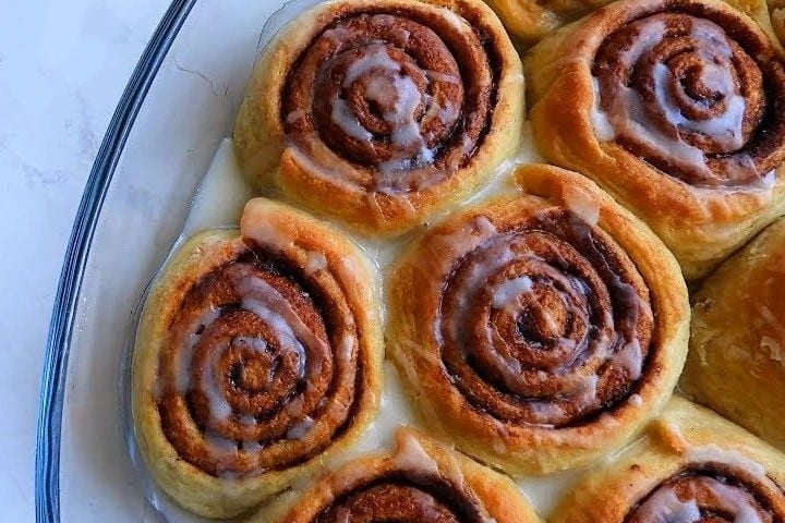 Cinnamon roll vegano