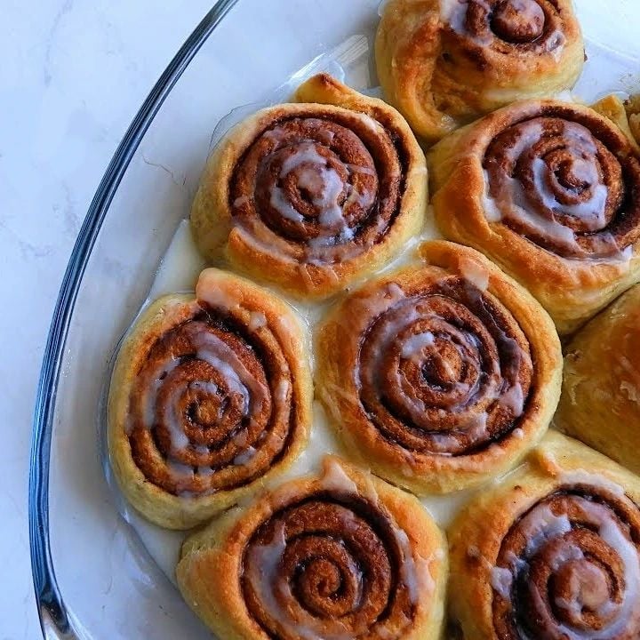 Cinnamon roll vegano