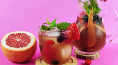 Citrus black com frutas vermelhas