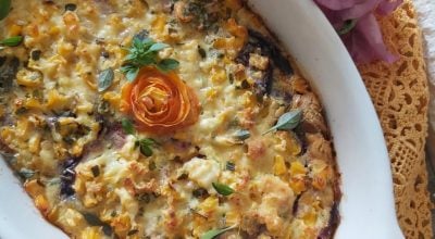 Clafoutis salgado de milho