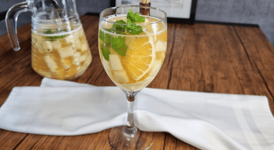 Clericot com vinho branco