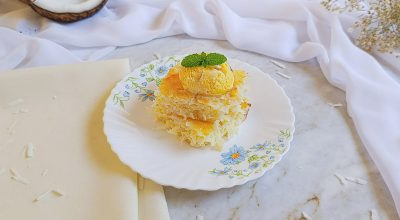 Cocada de forno com leite condensado