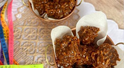 Cocada morena com leite condensado