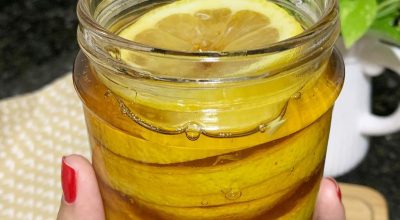 Compota de limão siciliano com mel