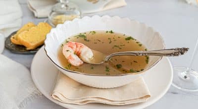 Consomê de peixe