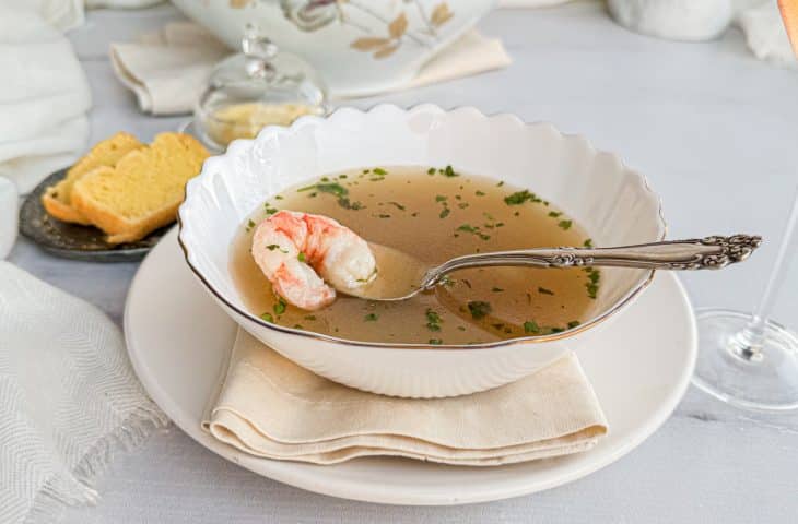 Consomê de peixe