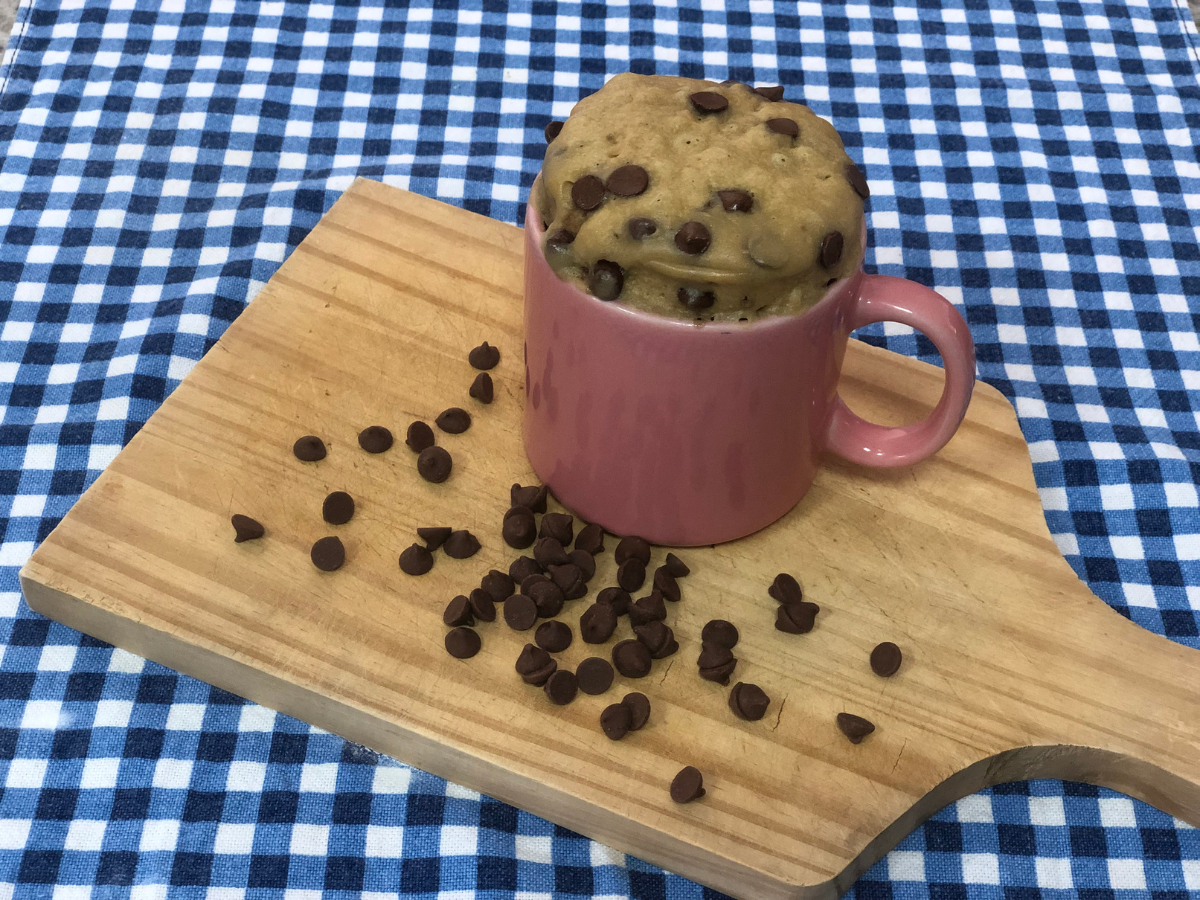 Cookie de caneca fácil