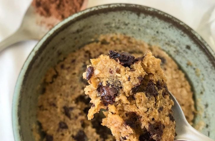 Cookie de caneca vegano