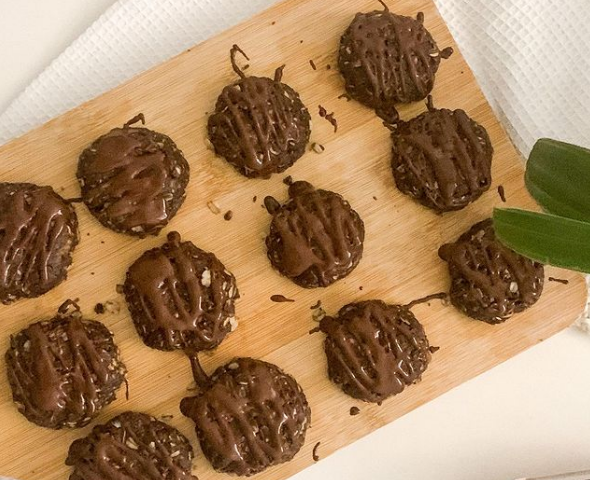 Cookie de chocolate sem forno