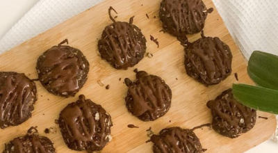 Cookie de chocolate sem forno
