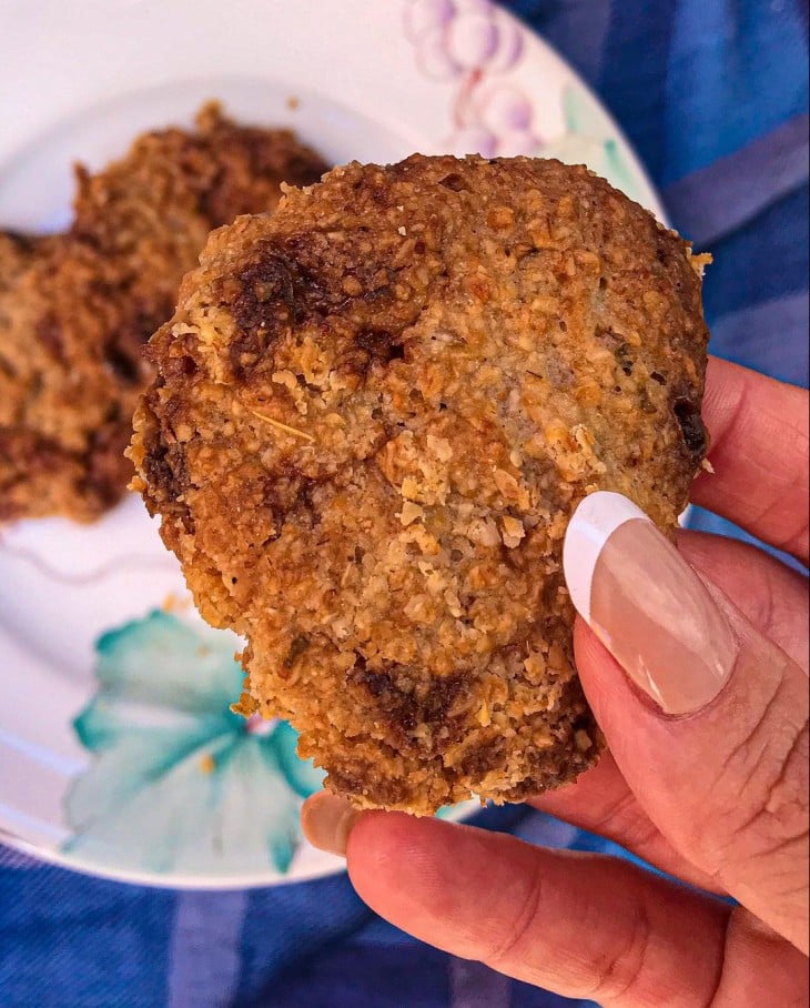 Cookie de limão vegano