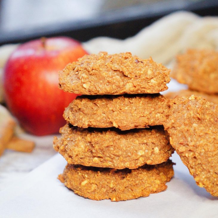 Cookie de maçã com canela