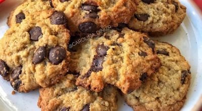 Cookie de macadâmia e castanha-do-para