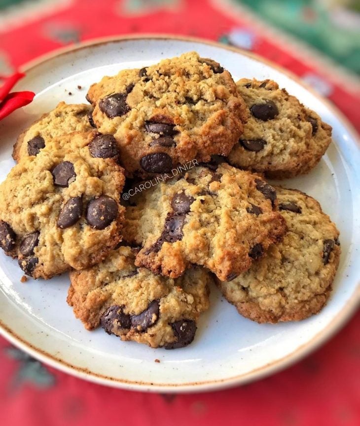 Cookie de macadâmia e castanha-do-para