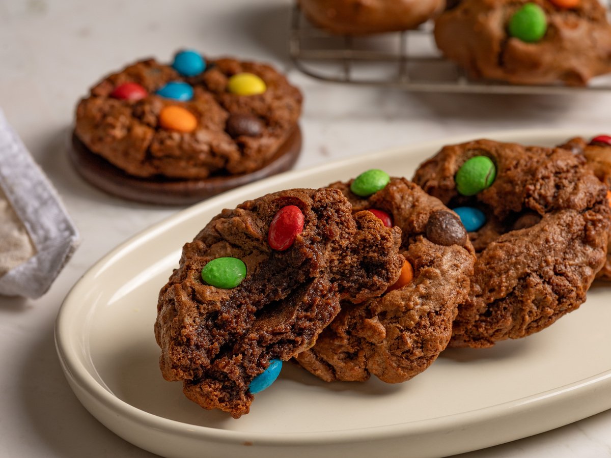 Cookie de Nutella na air fryer