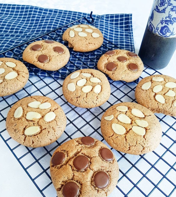 Cookie de pasta de amêndoas