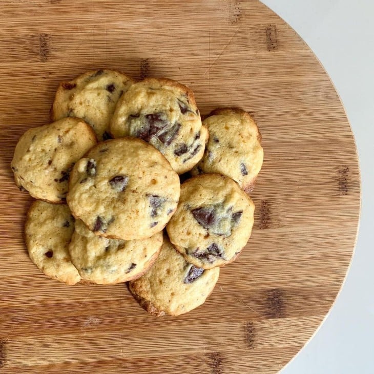 Cookies com chocolate