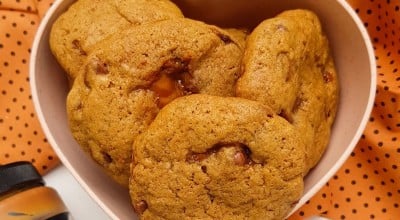 Cookies com doce de leite