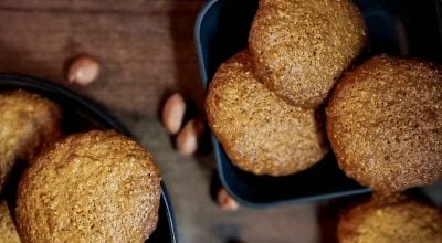 Cookies de amendoim sem glúten