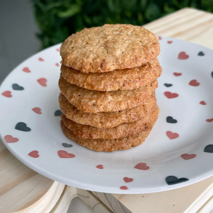 Cookies de aveia e laranja