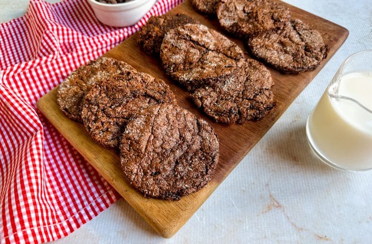 Cookies de chocolate com coco