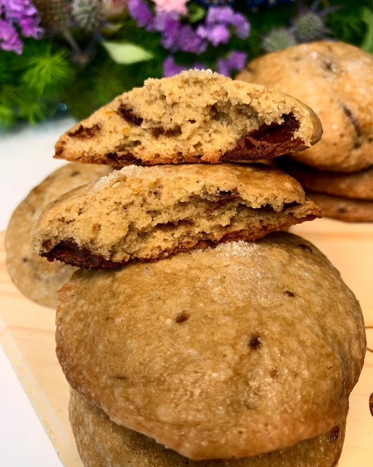 Cookies de laranja simples