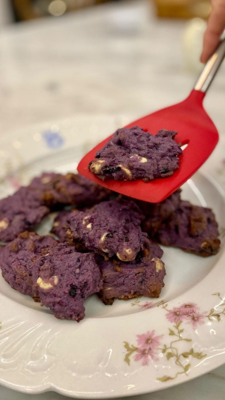 Cookies de mirtilos