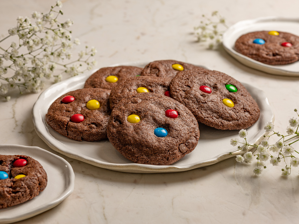 Cookies de mistura pronta para bolo