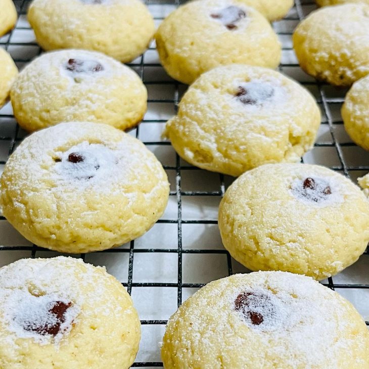 Cookies de ricota com goiabada