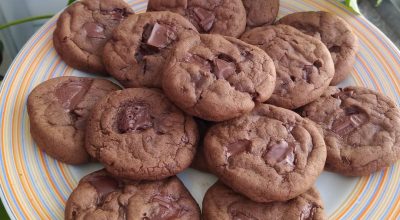 Cookies duplo chocolate veganos
