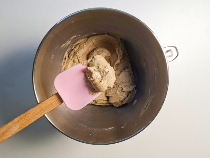 Massa batida com o restante dos ingredientes.