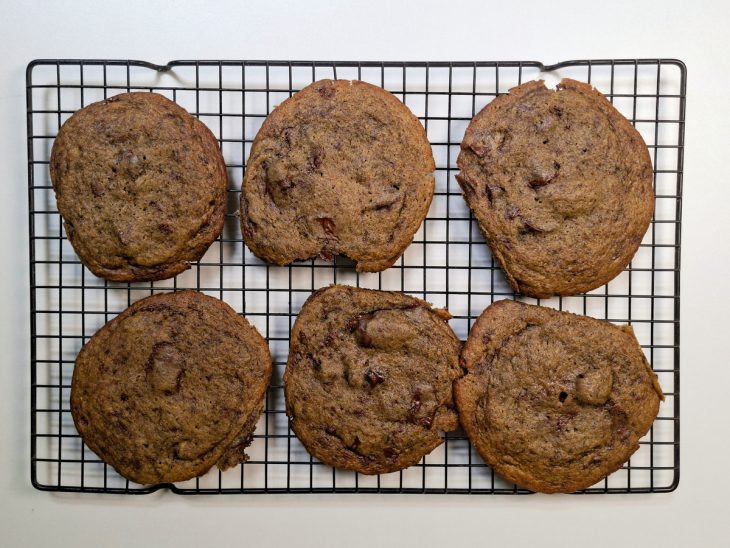 Cookies saídos do forno.