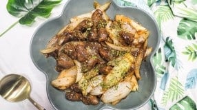 Coração de frango na pressão