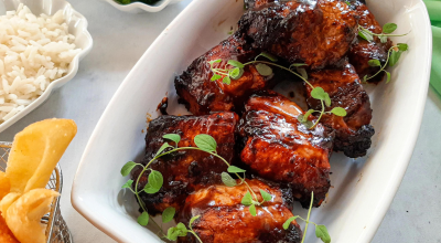 Costelinha de porco na airfryer