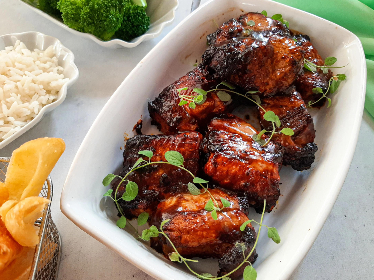 Costelinha de porco na airfryer