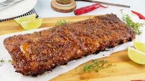 Costelinha de porco no forno