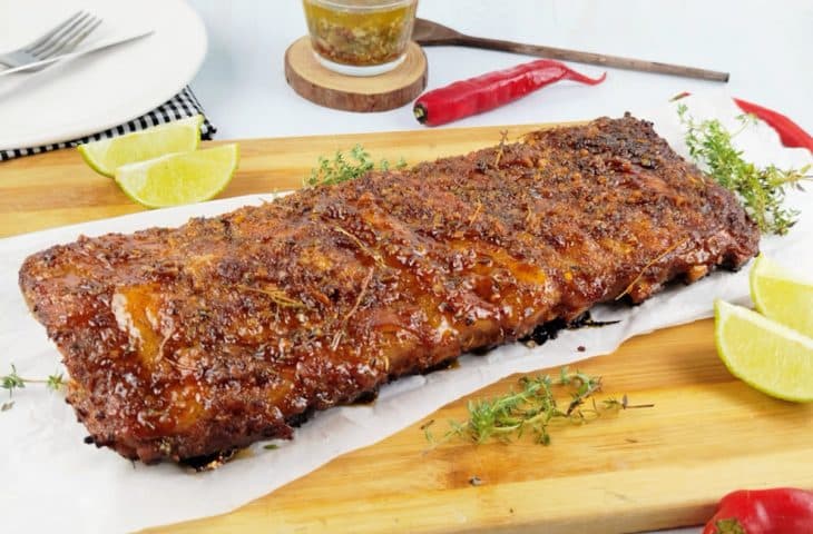 Costelinha de porco no forno