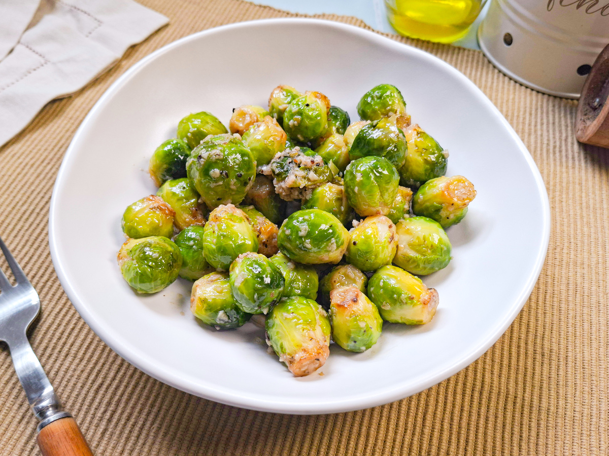 Couve-de-bruxelas refogada