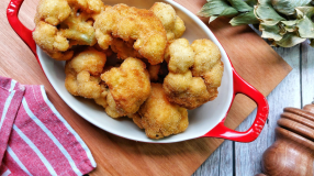 Couve-flor à milanesa
