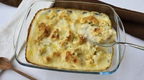 Couve-flor gratinada