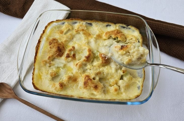 Couve-flor gratinada