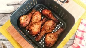 Coxa de frango na airfryer