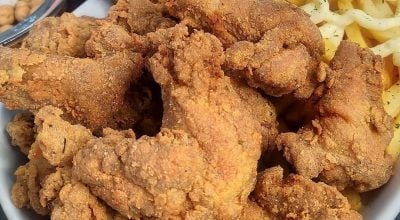 Coxinha da asa empanada