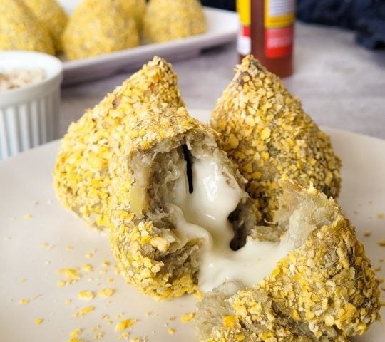 Coxinha de batata-doce e frango
