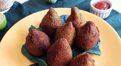Coxinha de couve com calabresa