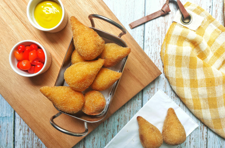 Coxinha de frango com Catupiry