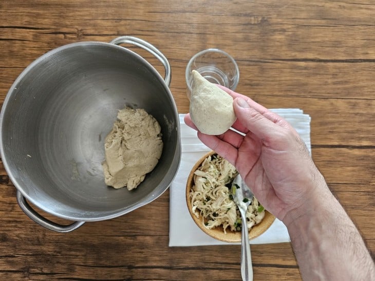 Coxinha fit fácil - Passo a Passo